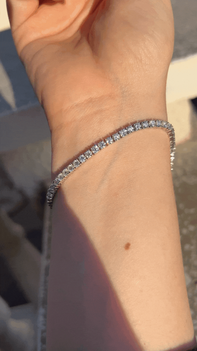 Тенис Гривна с 6,5 ct. диаманти "Селест" 3мм