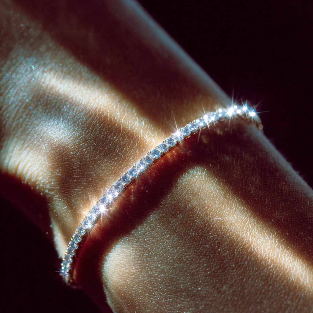 Тенис Гривна с 6,5 ct. диаманти "Селест" 3мм