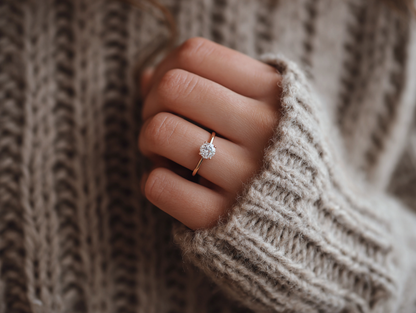 Пръстен от 14К жълто злато "Жадор"