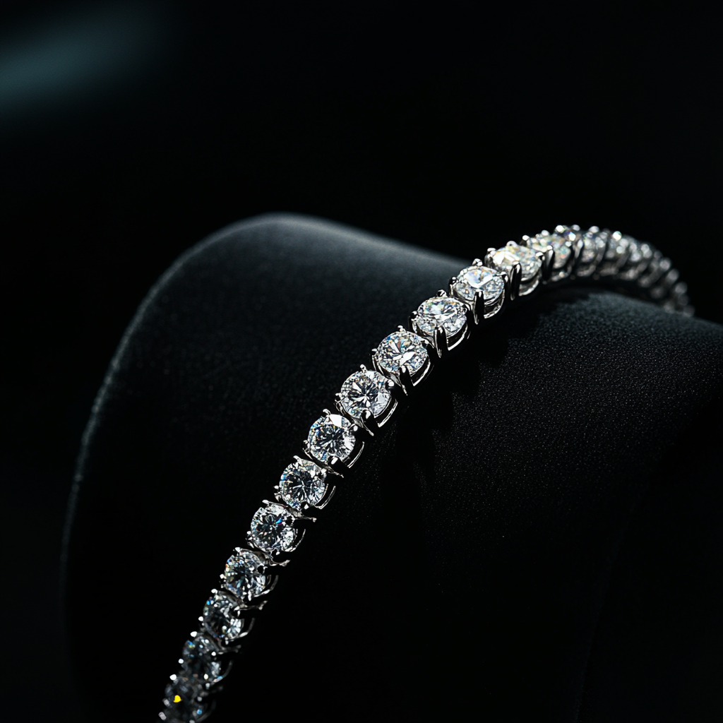 Тенис Гривна с 6,5 ct. диаманти "Селест" 3мм