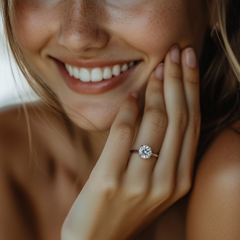 Пръстен от 14К жълто злато "Жадор"