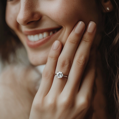 Пръстен от платина "Галатея Етерна"