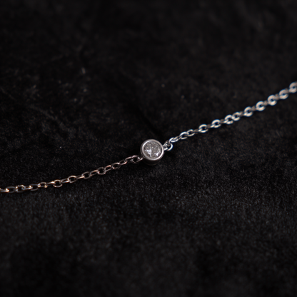 Гривна с лаб. диамант "Старлет"