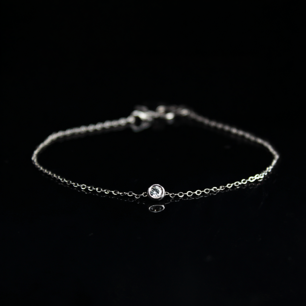 Гривна с лаб. диамант "Старлет"