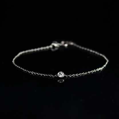 Гривна с лаб. диамант "Старлет"