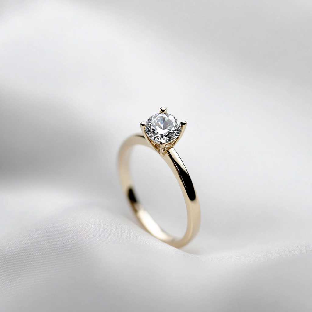 Пръстен от 14К жълто злато "Жадор"