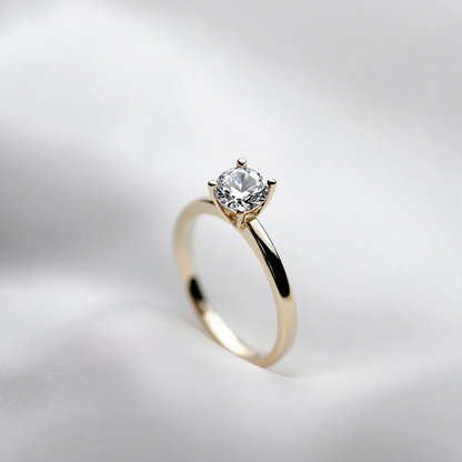 Пръстен от 14К жълто злато "Жадор"